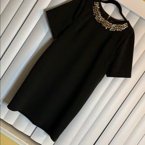 Eliza J black jeweled dress